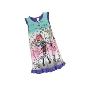 The Children’s Place Girls Purple Blue Pink Sleeveless Nightgown Pajamas Pjs 7/8